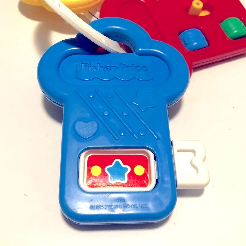 Vintage Fisher-Price Bright Learning Activity Keys